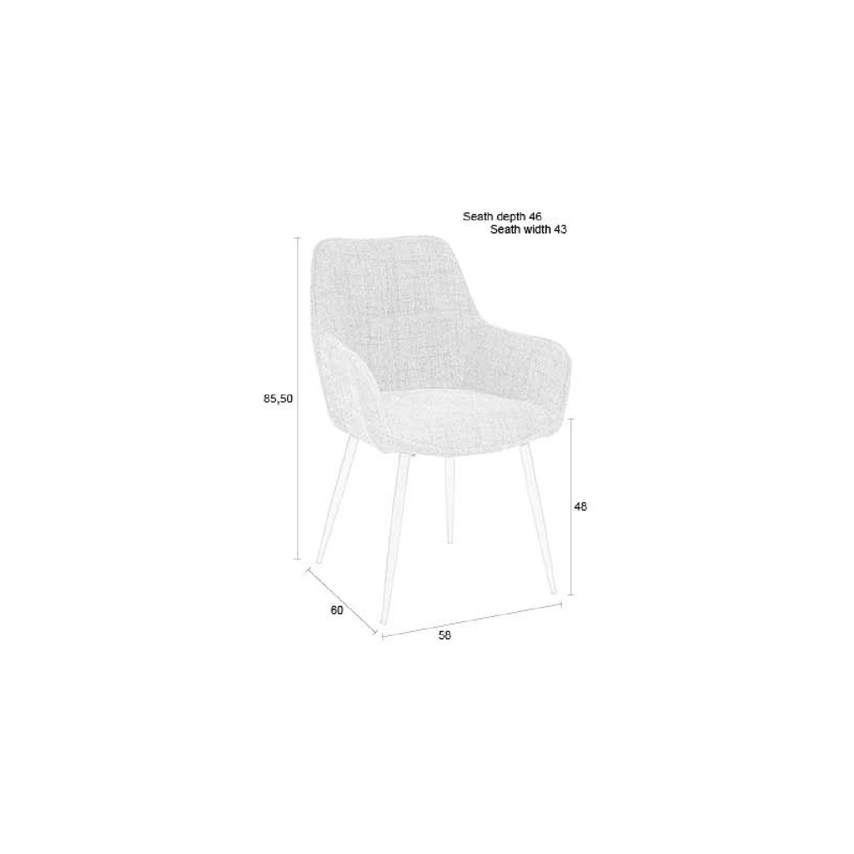 Modern furniture - Fabric Accent Armchairs (2) - www.oroa.com | Oroa.com