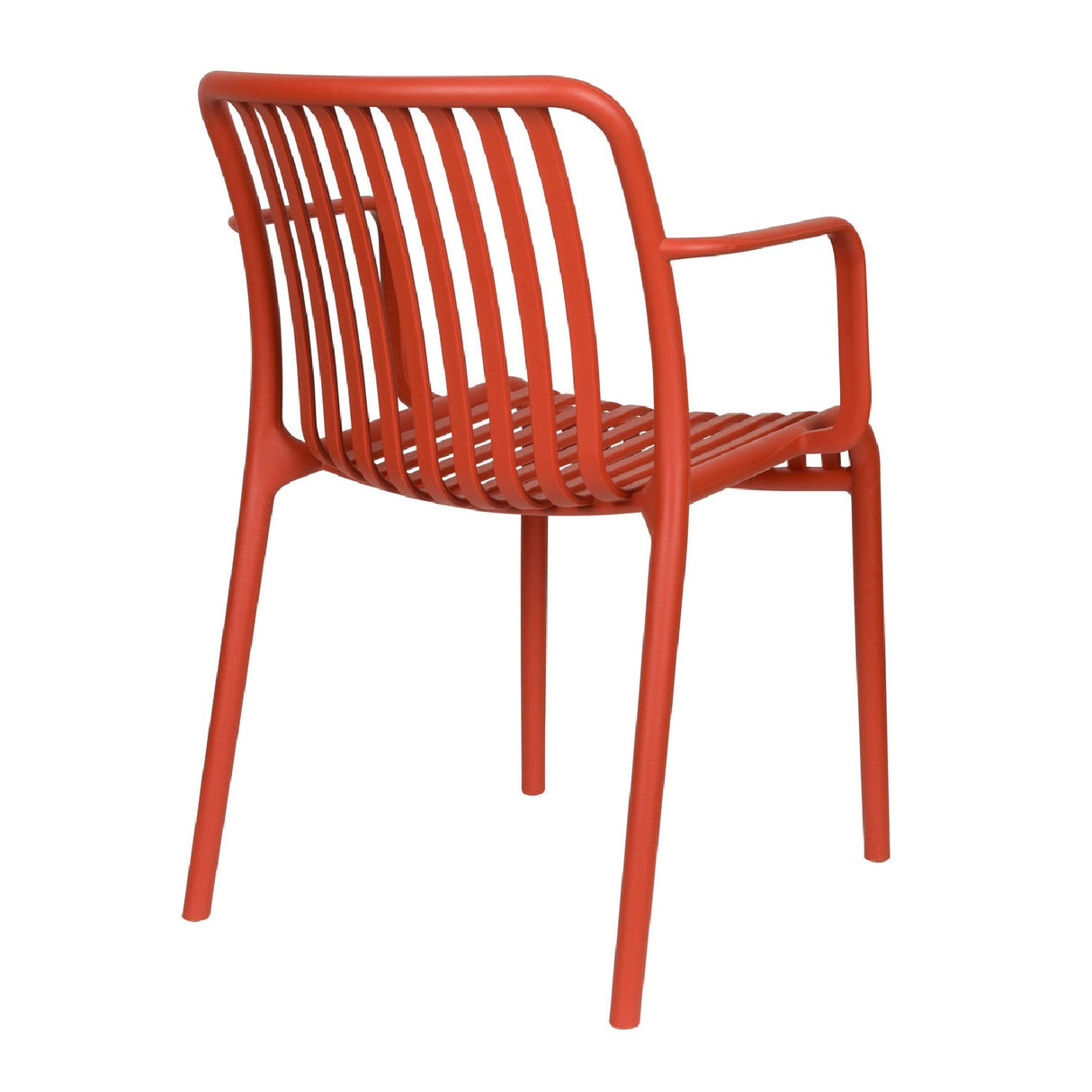 Modern European furniture - Colored Stackable Outdoor Dining Armchairs (4) - www.oroa.com | Oroa.com