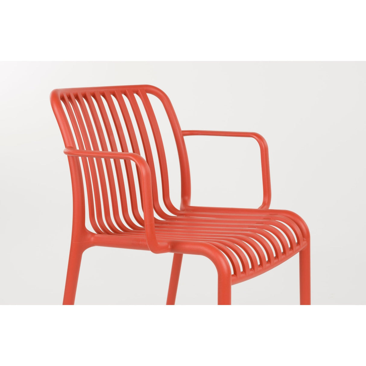 Modern European furniture - Colored Stackable Outdoor Dining Armchairs (4) - www.oroa.com | Oroa.com