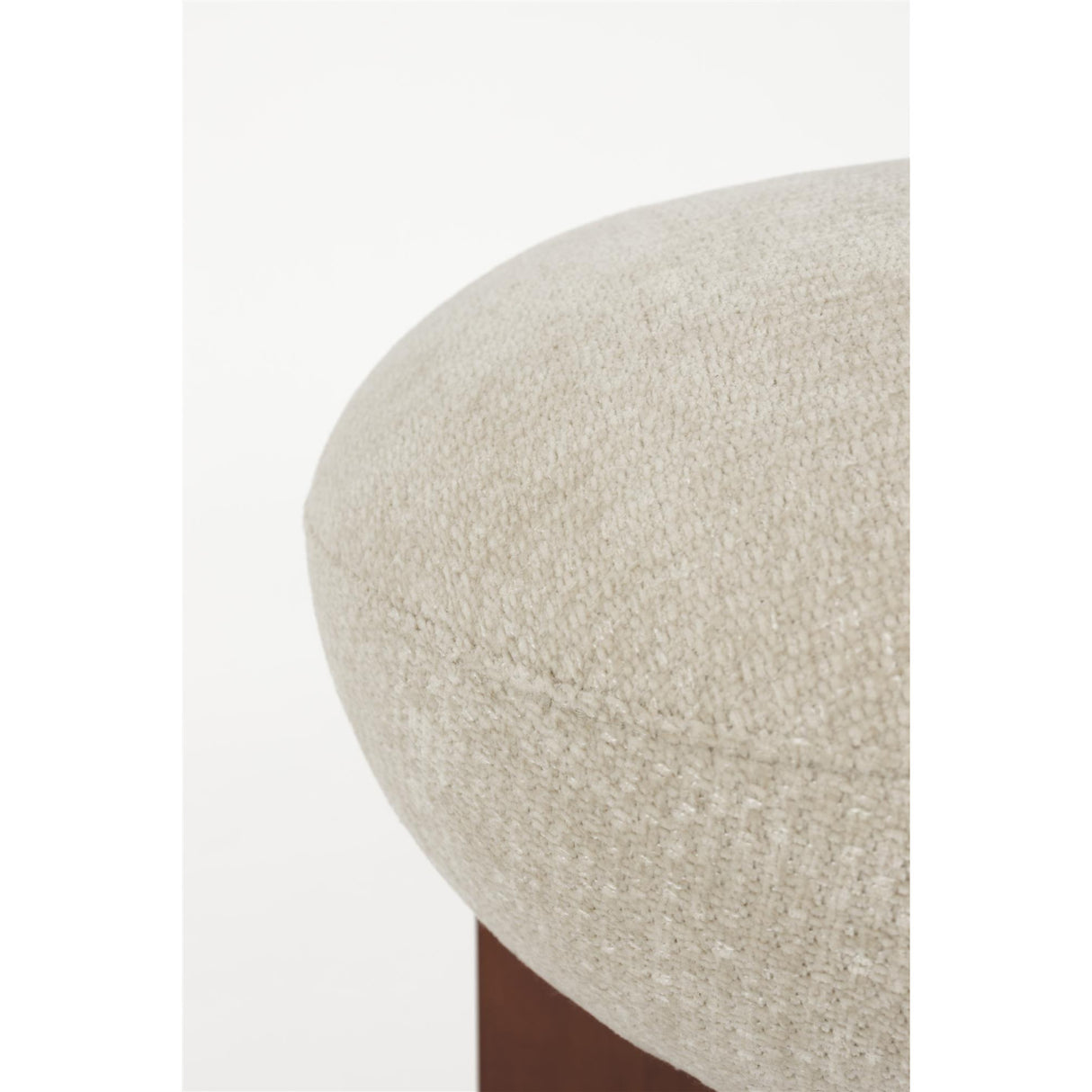 Modern furniture - Beige Cushioned Stool - www.oroa.com | Oroa.com