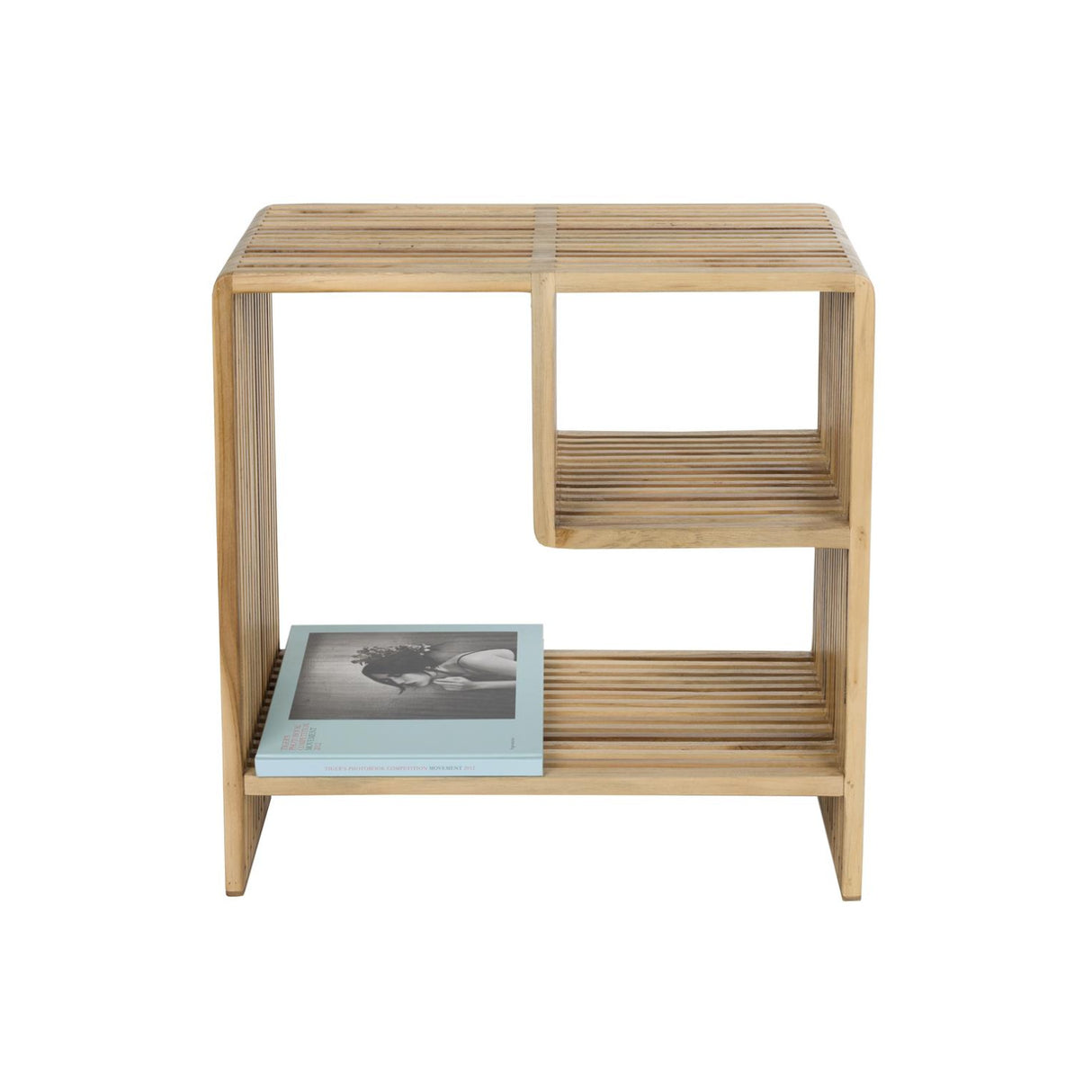 Modern furniture - Slatted Teak Nightstand - www.oroa.com | Oroa.com