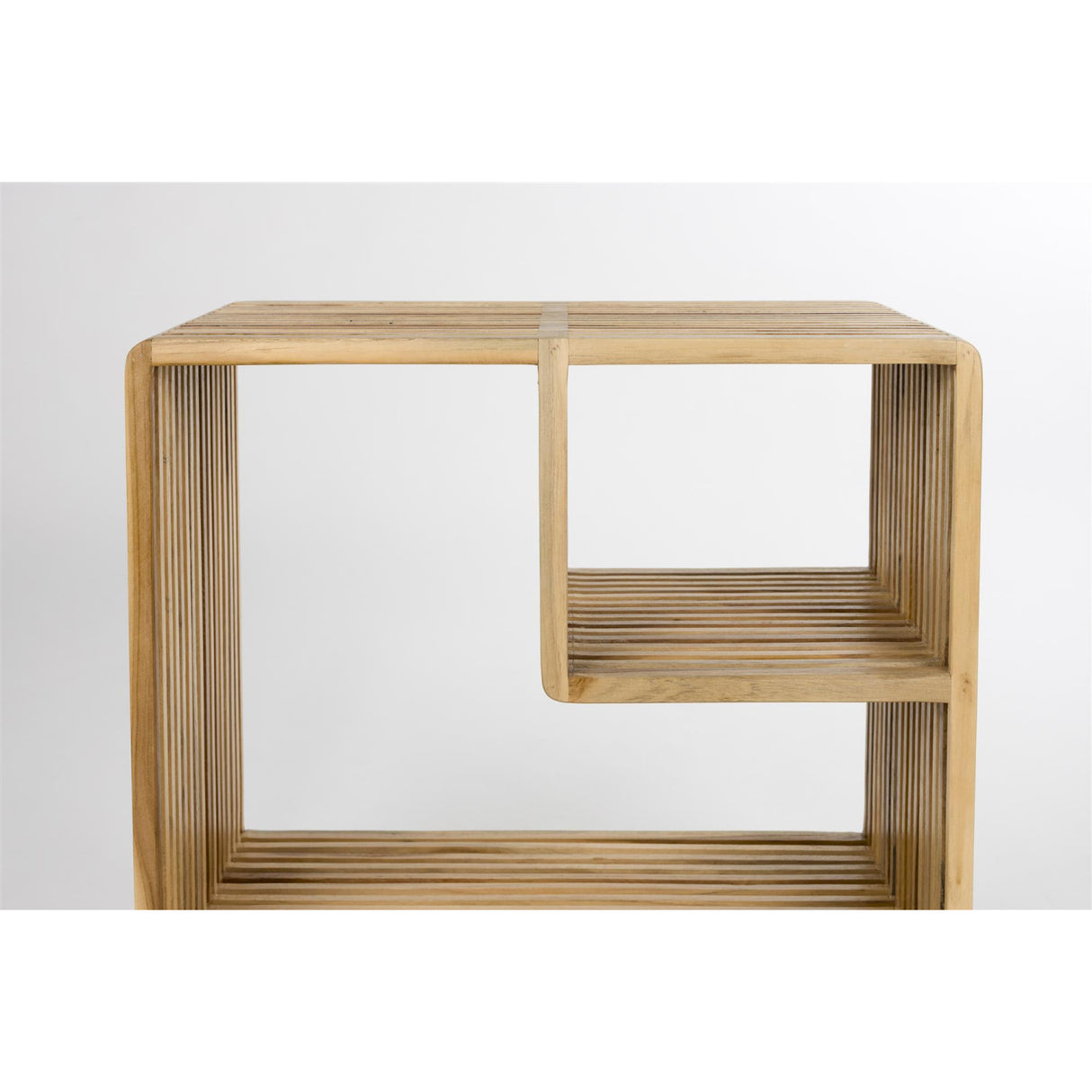 Modern furniture - Slatted Teak Nightstand - www.oroa.com | Oroa.com