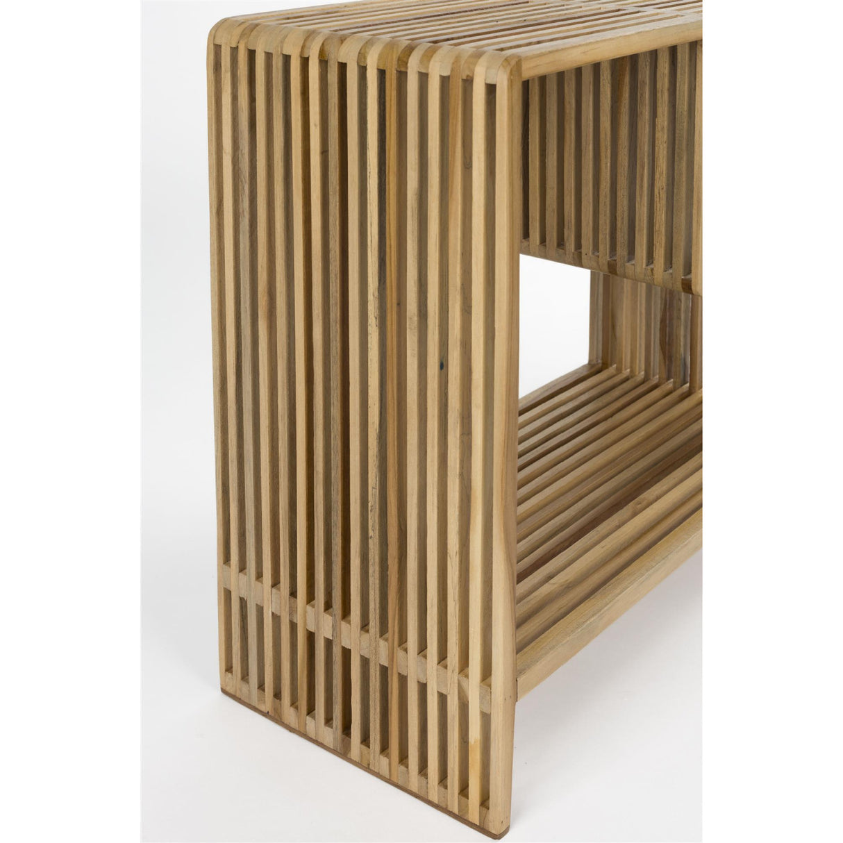 Modern furniture - Slatted Teak Nightstand - www.oroa.com | Oroa.com
