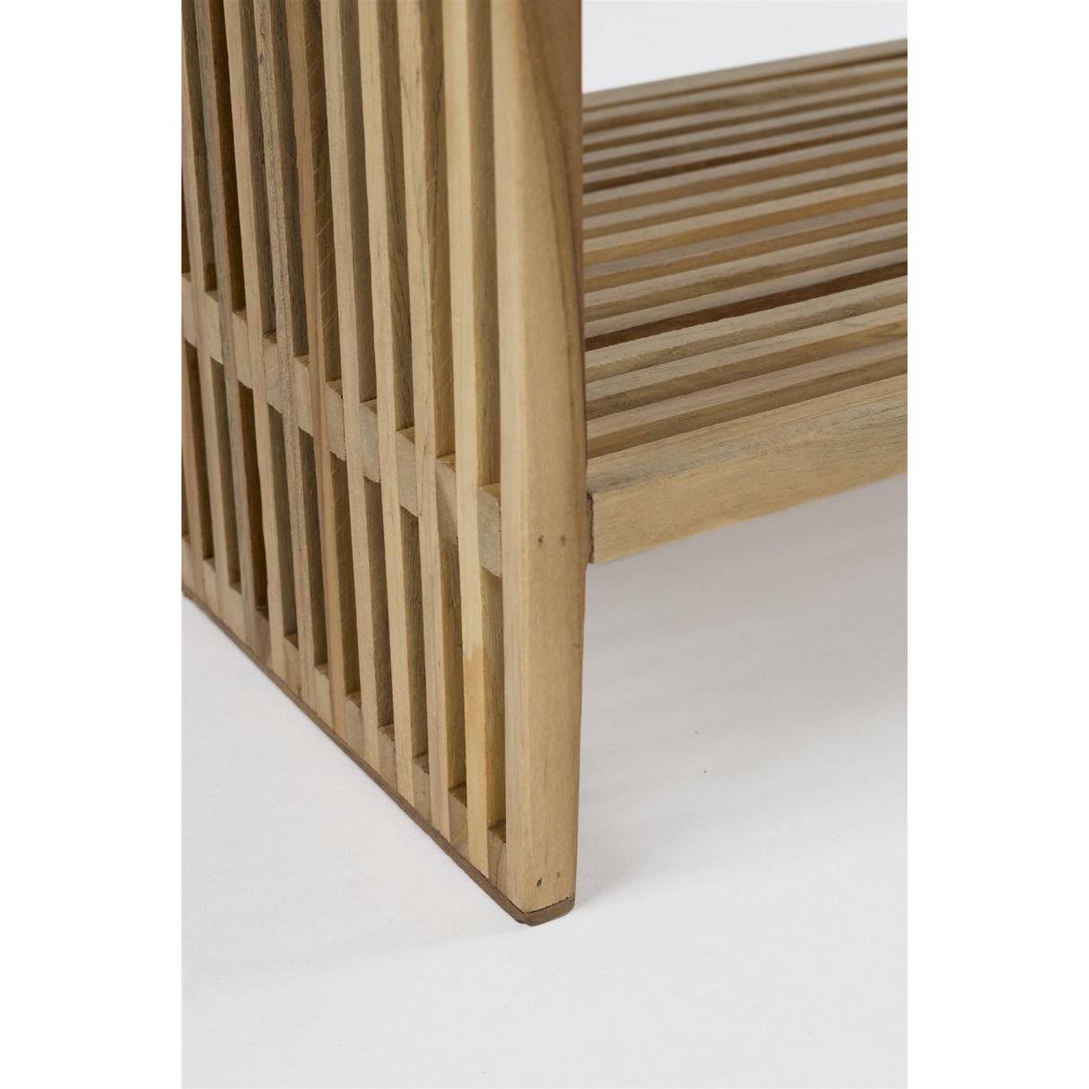 Modern furniture - Slatted Teak Nightstand - www.oroa.com | Oroa.com