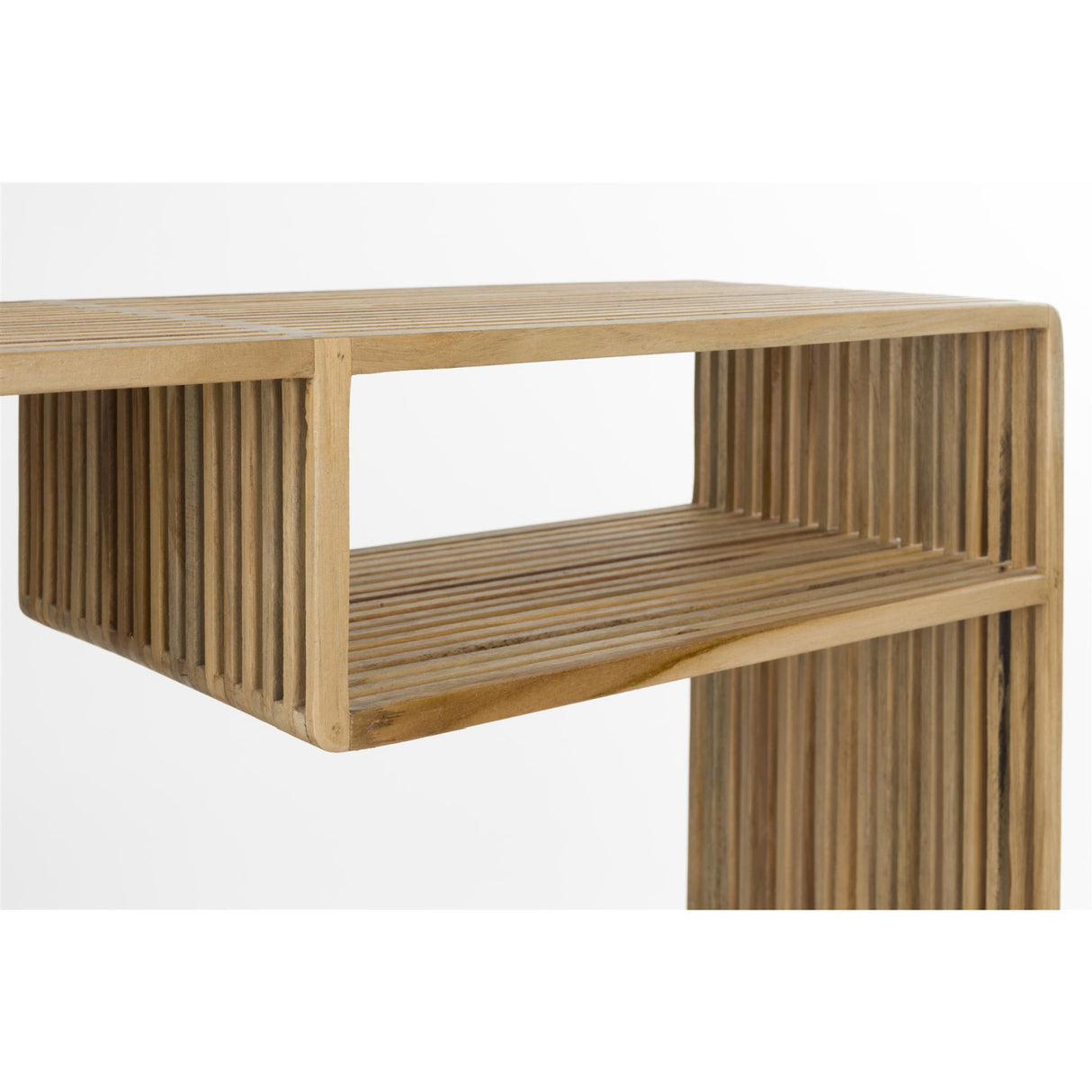 Modern furniture - Slatted Teak Console Table - www.oroa.com | Oroa.com