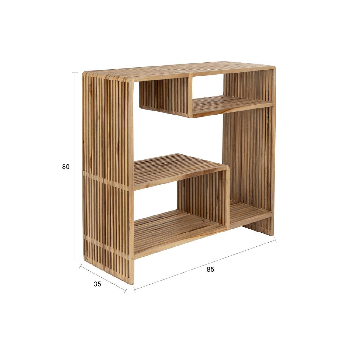 Modern furniture - Slatted Teak Console Table - www.oroa.com | Oroa.com