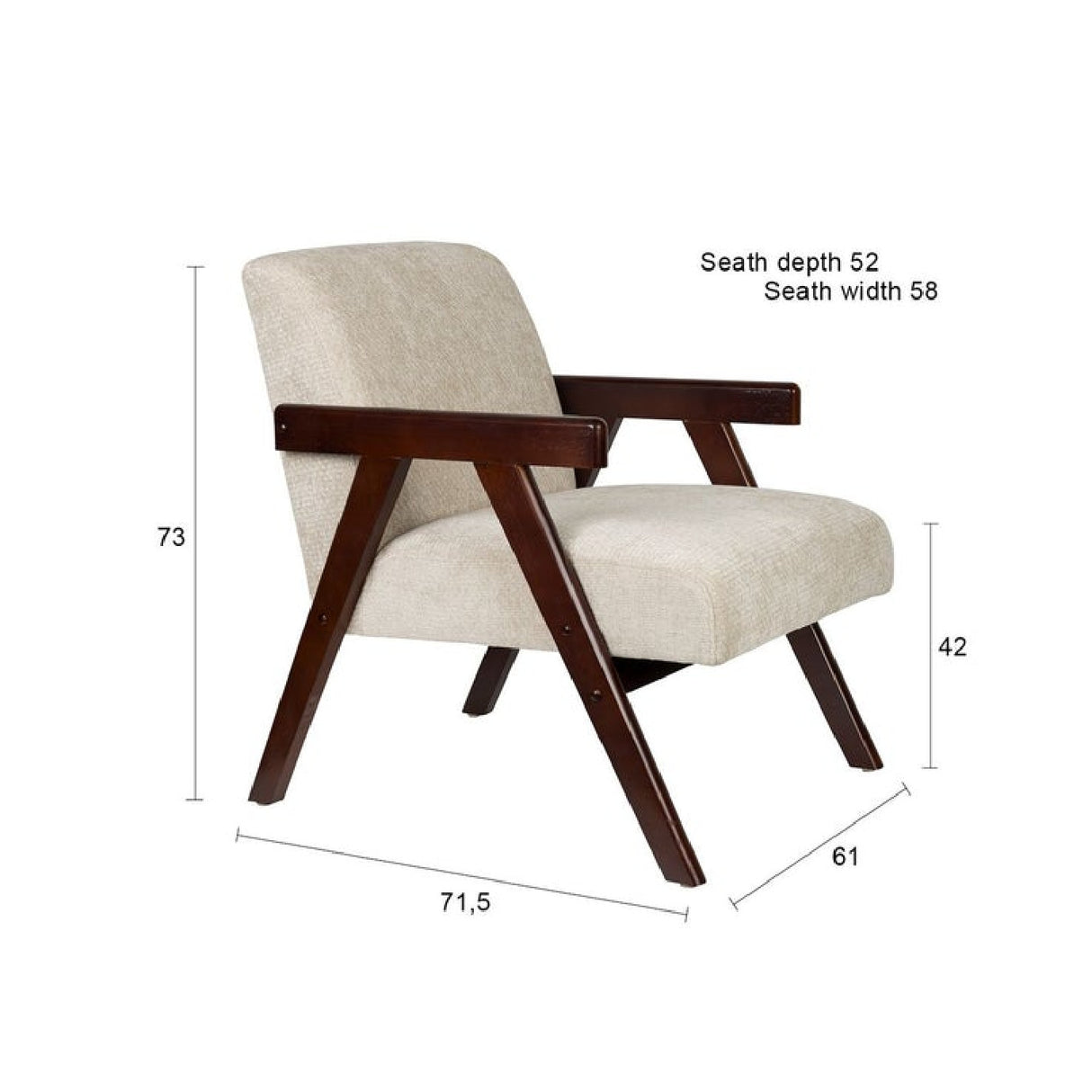 Modern European furniture - A-Shaped Frame Lounge Chair - www.oroa.com | Oroa.com