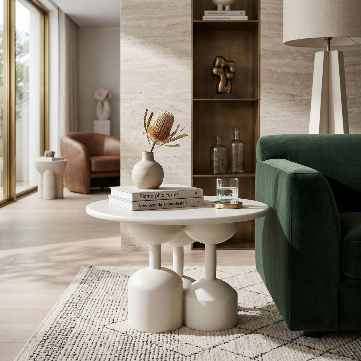 Modern furniture - Beige Wooden Modern Side Table - www.oroa.com | Oroa.com