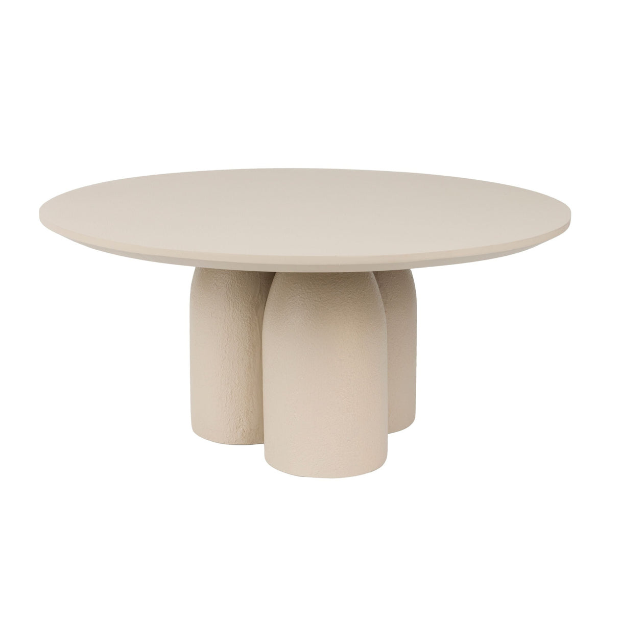 Modern furniture - Beige Round Coffee Table - www.oroa.com | Oroa.com