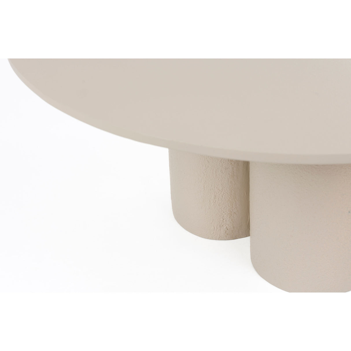 Modern furniture - Beige Round Coffee Table - www.oroa.com | Oroa.com