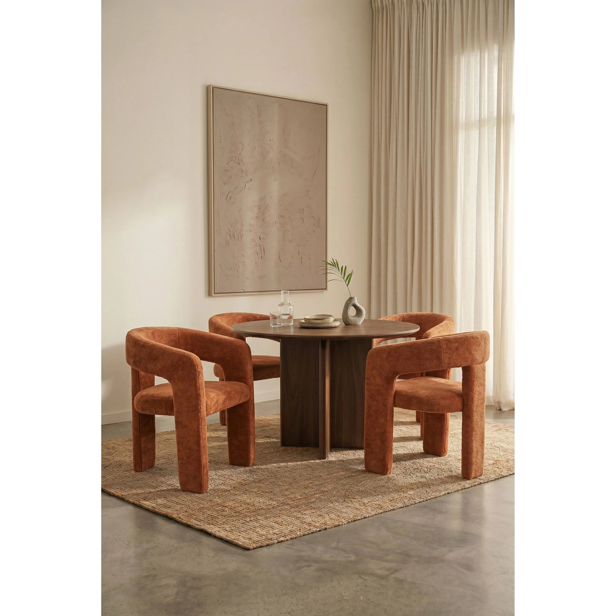 Modern European furniture - Curved 3-Legged Accent Chairs - www.oroa.com | Oroa.com