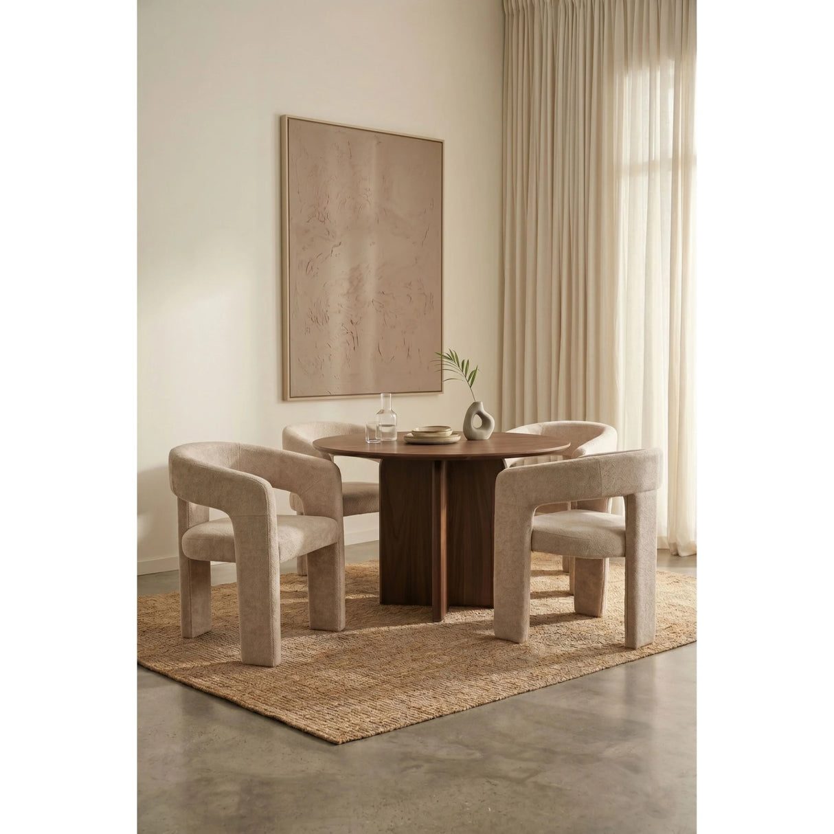 Modern European furniture - Curved 3-Legged Accent Chairs - www.oroa.com | Oroa.com