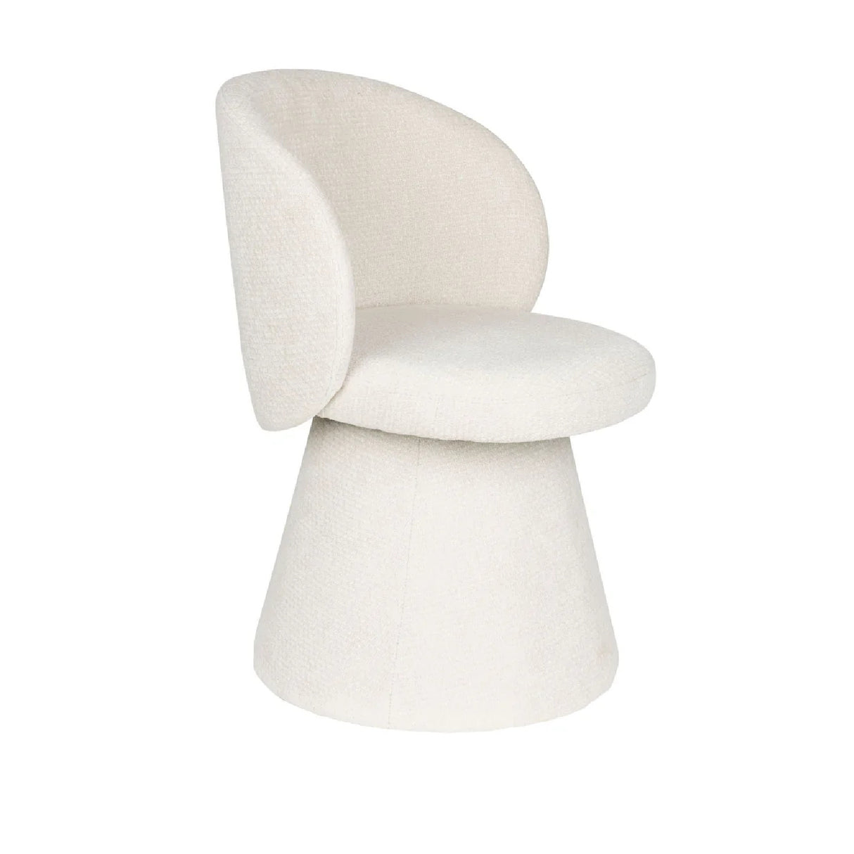 Modern European furniture - Round Base Curved Dining Chair - www.oroa.com | Oroa.com