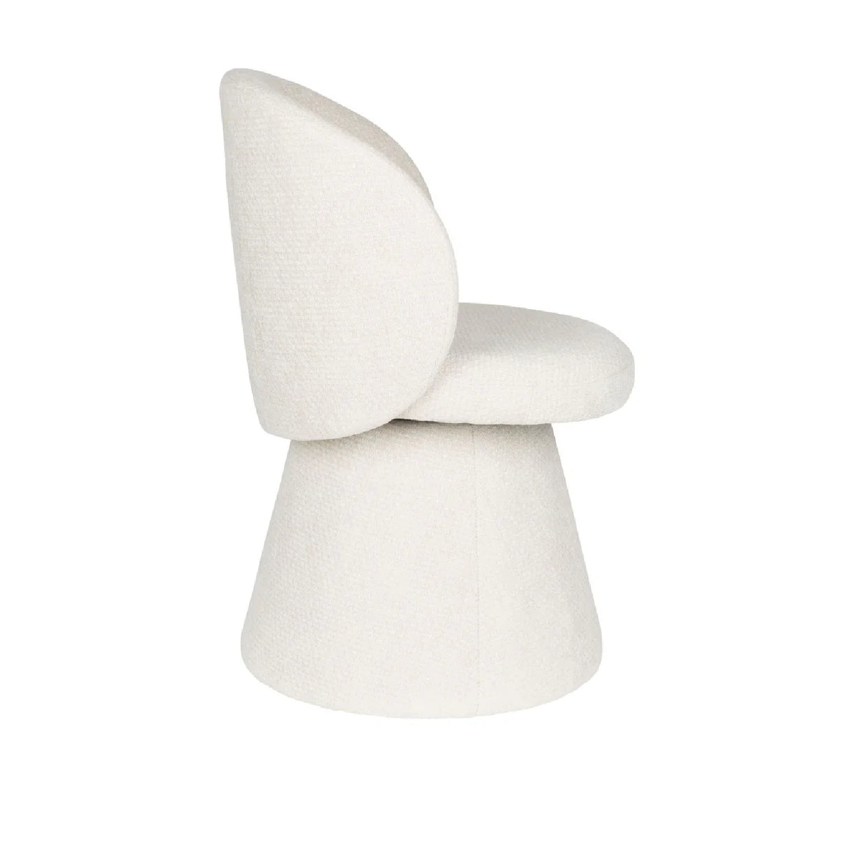 Modern European furniture - Round Base Curved Dining Chair - www.oroa.com | Oroa.com
