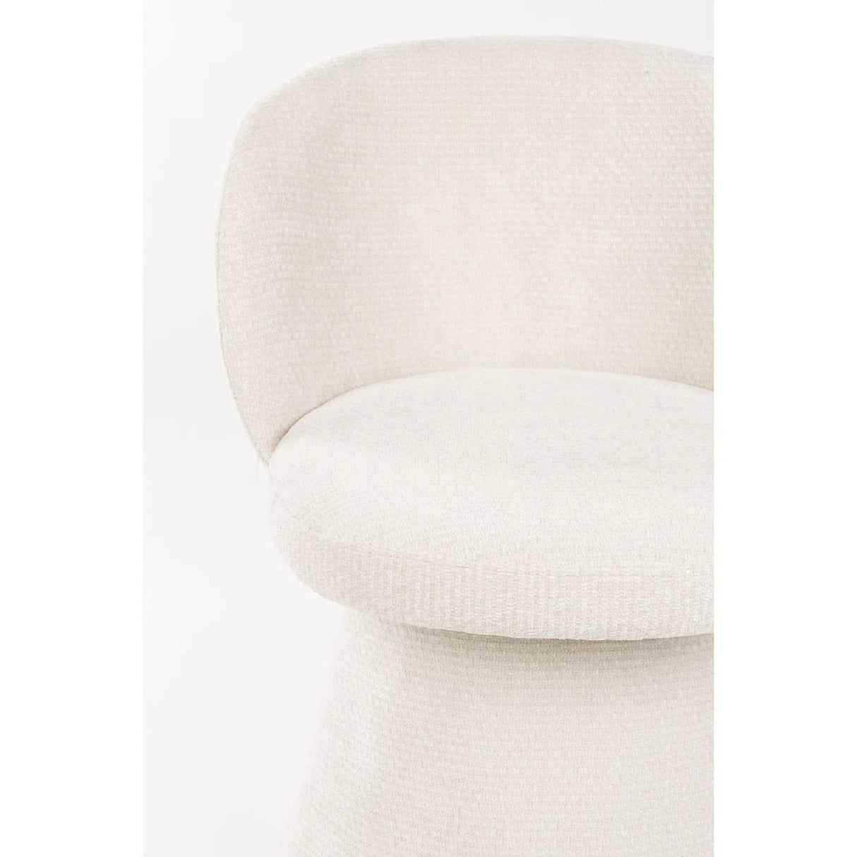Modern European furniture - Round Base Curved Dining Chair - www.oroa.com | Oroa.com