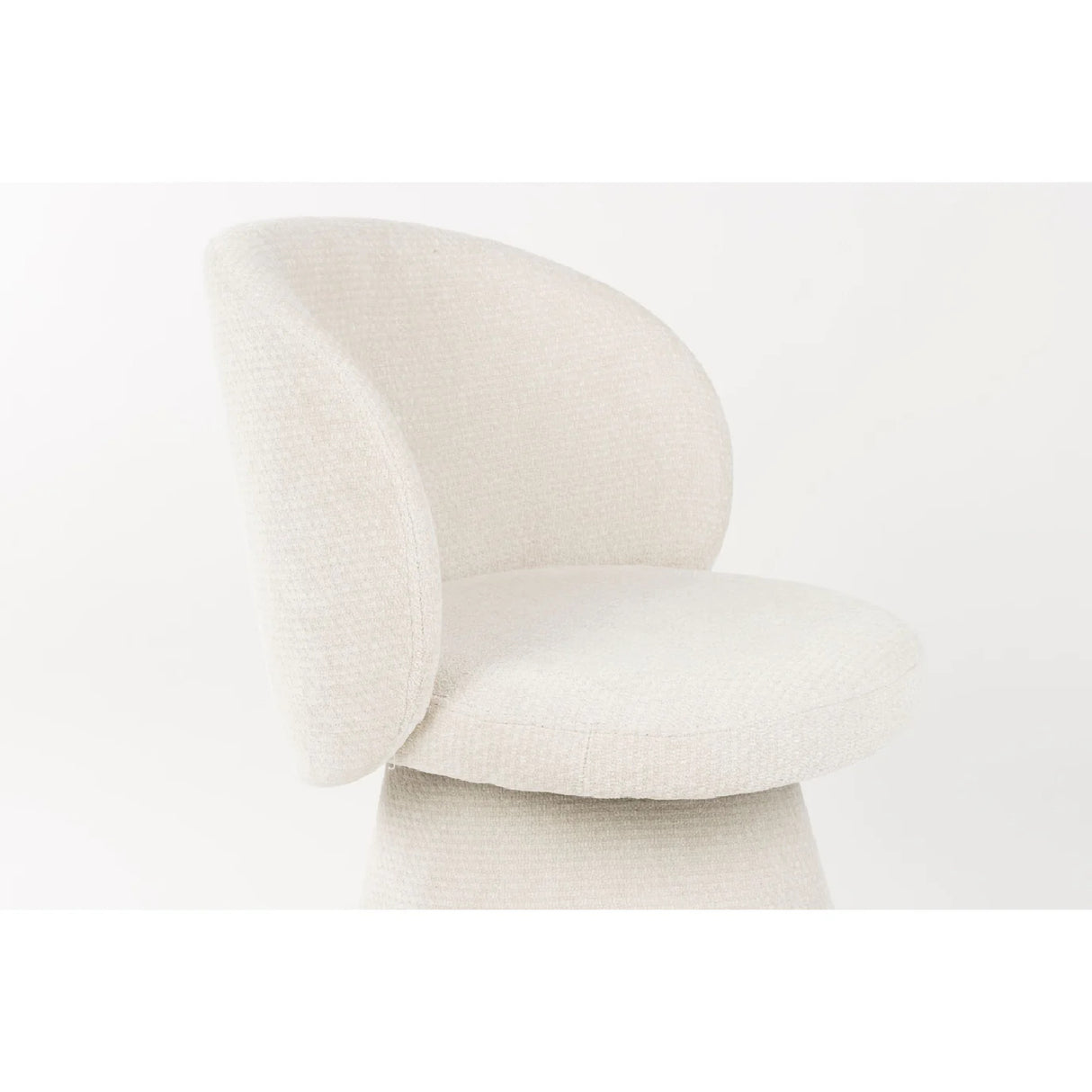 Modern European furniture - Round Base Curved Dining Chair - www.oroa.com | Oroa.com