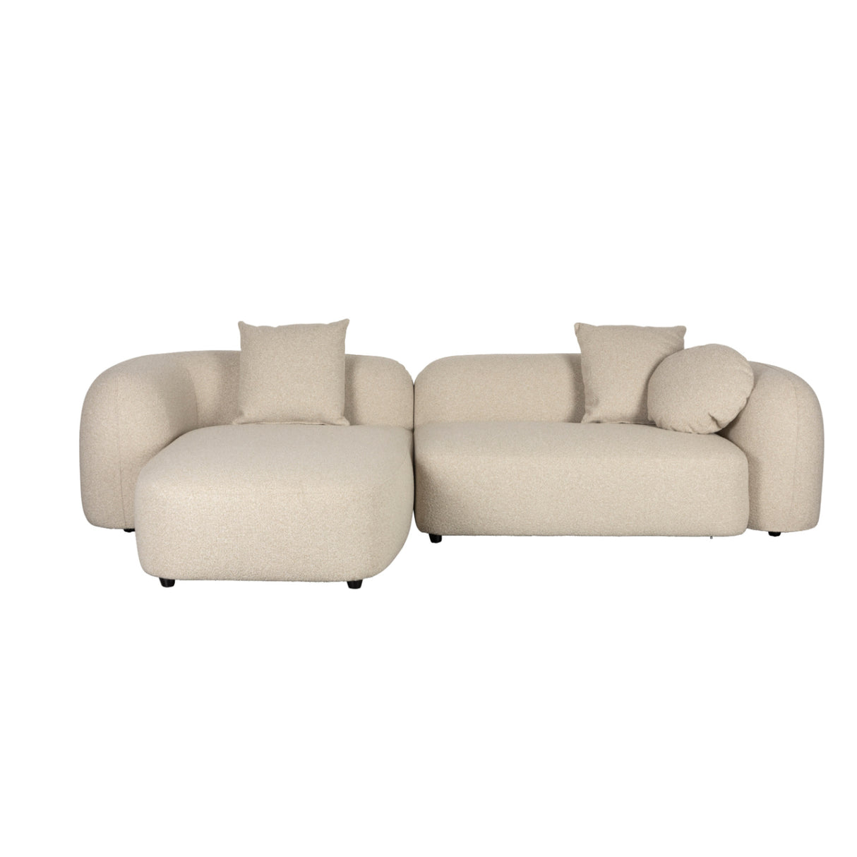 Modern furniture - Beige Sofa with Chaise Lounge - www.oroa.com | Oroa.com