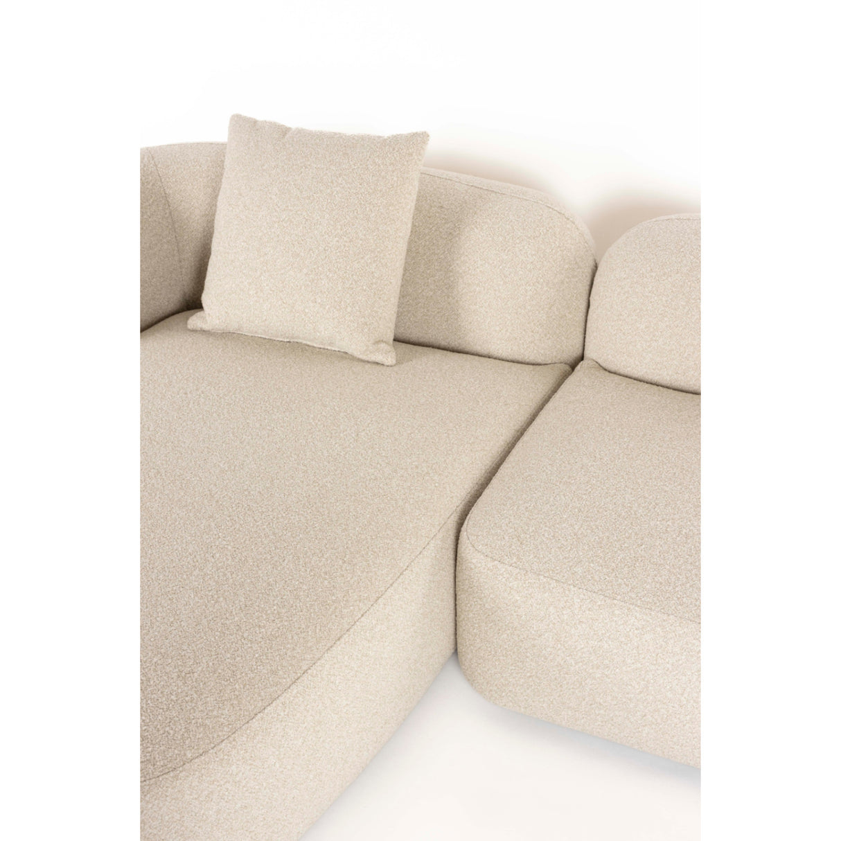 Modern furniture - Beige Sofa with Chaise Lounge - www.oroa.com | Oroa.com