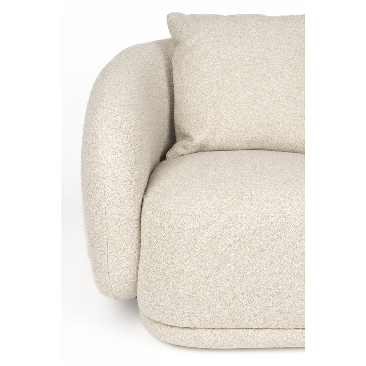 Modern furniture - Beige Chunky Lounge Chair - www.oroa.com | Oroa.com