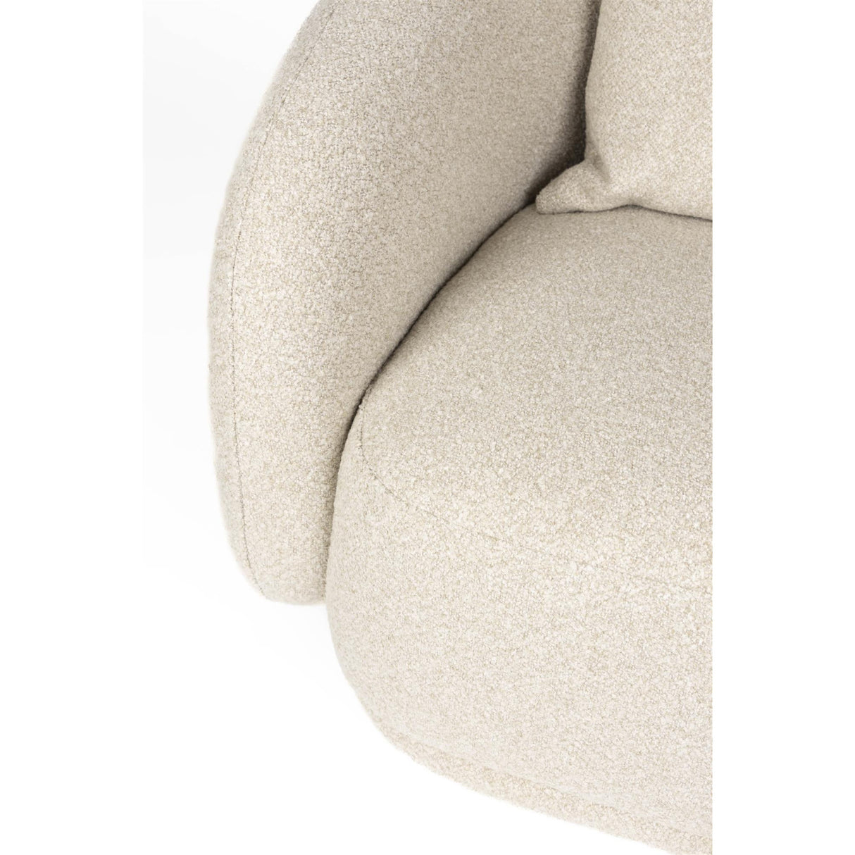 Modern furniture - Beige Chunky Lounge Chair - www.oroa.com | Oroa.com