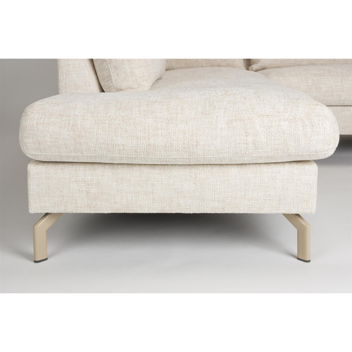 Modern furniture - Beige Fabric Corner Sofa - www.oroa.com | Oroa.com