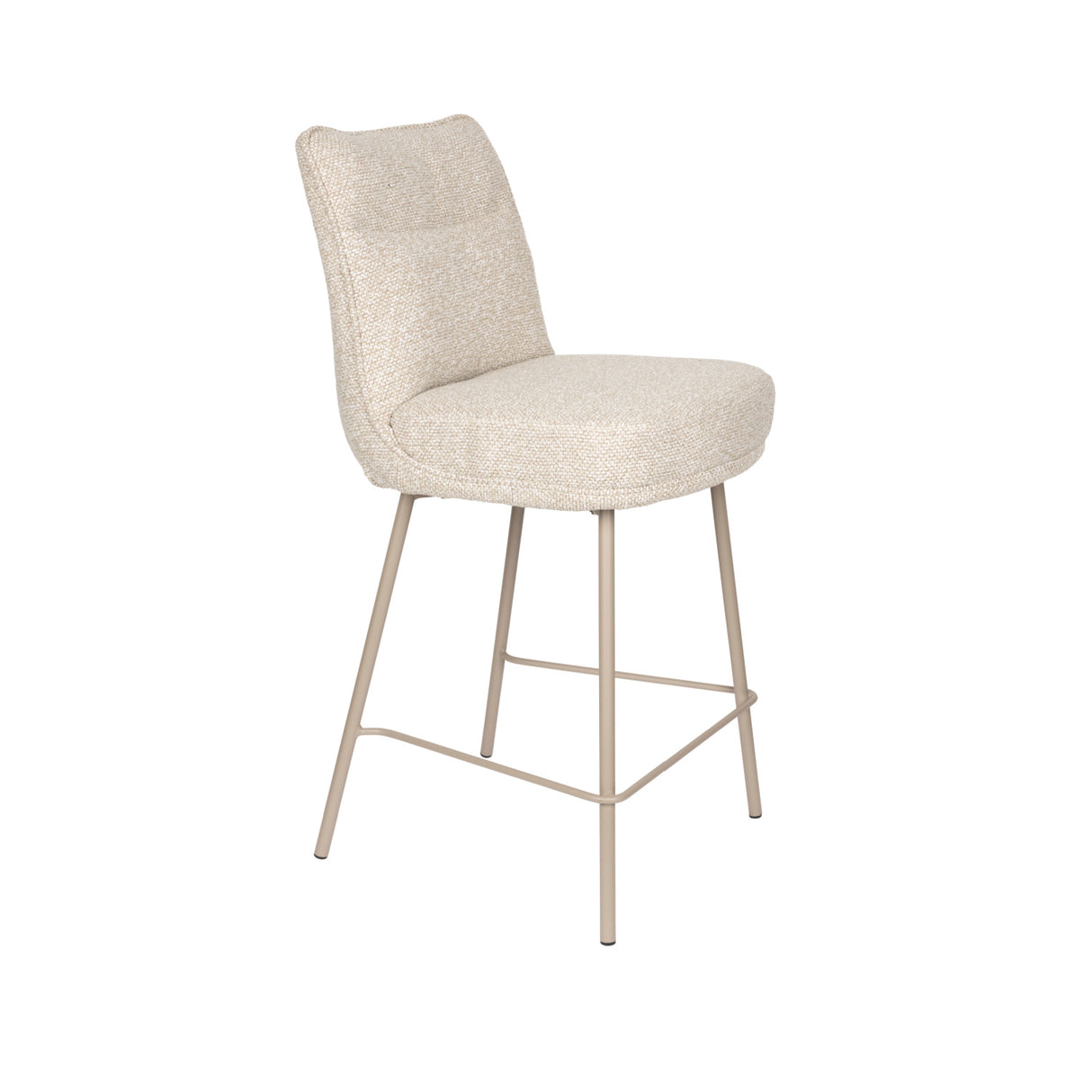 Modern furniture - Upholstered High-Back Counter Stools (2) - www.oroa.com | Oroa.com