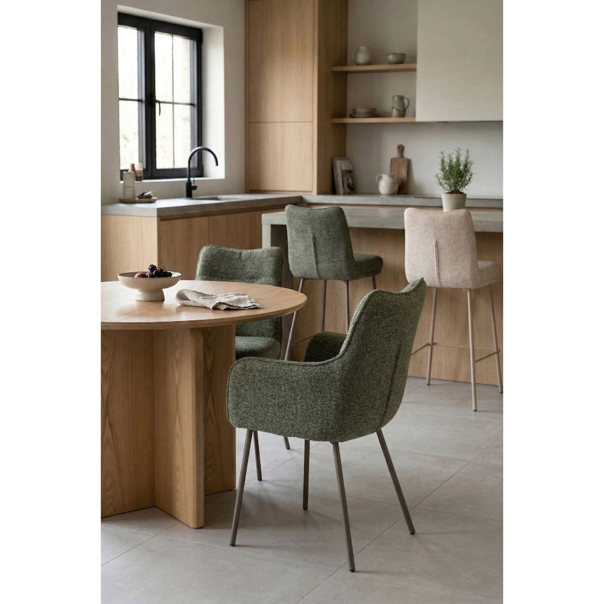 Modern European furniture - Fabric High-Back Lounge Chair - www.oroa.com | Oroa.com
