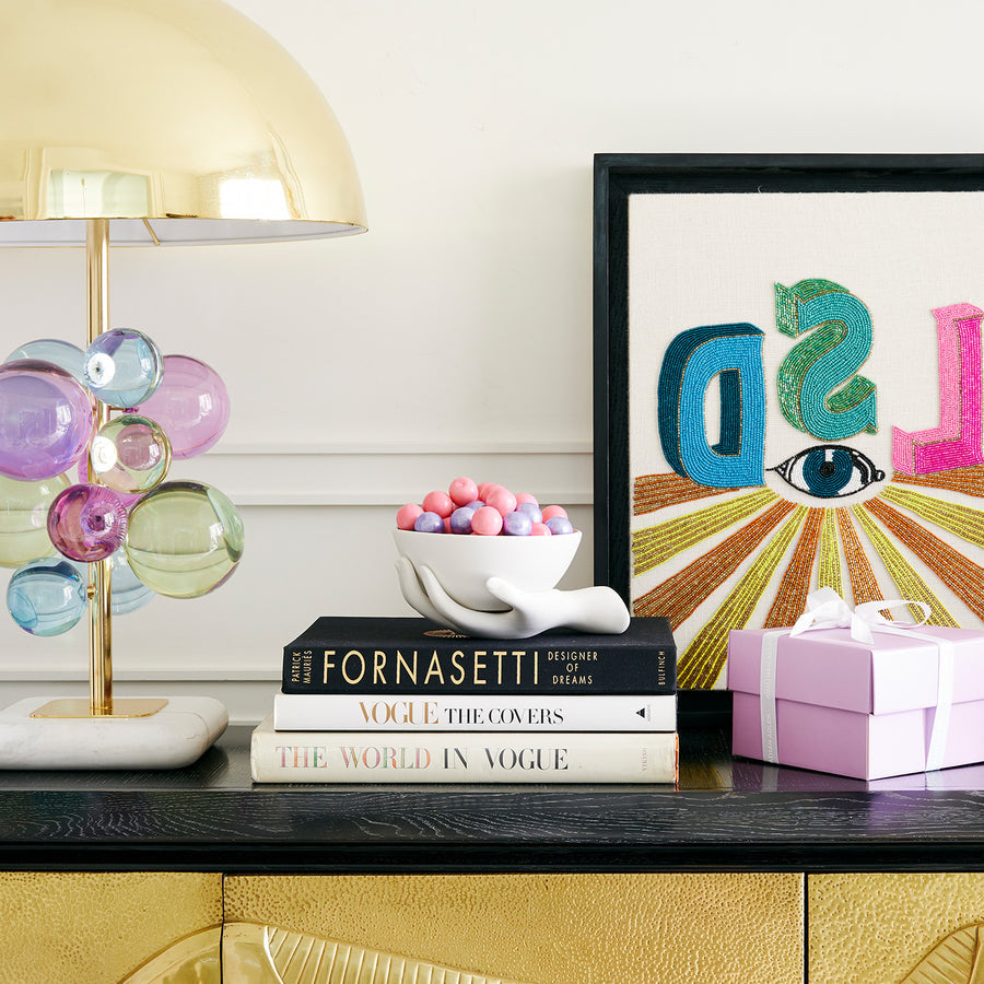 Porcelain Hand Accent Bowl | Jonathan Adler Eve | Oroa.com