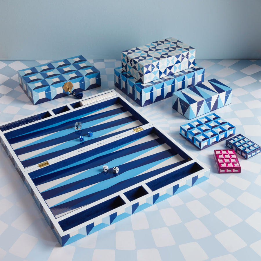 Geometric Pattern Lacquer Box M | Jonathan Adler Sorrento | Oroa.com