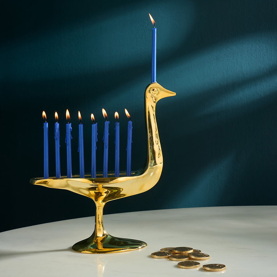 Sculptural Brass Candle Holder | Jonathan Adler Bird | Oroa.com