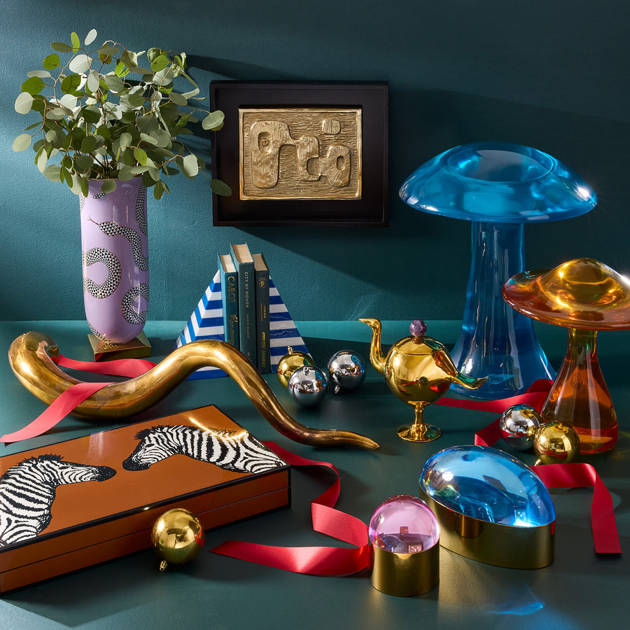 Blue & White Bookends | Jonathan Adler Cabana | Oroa.com