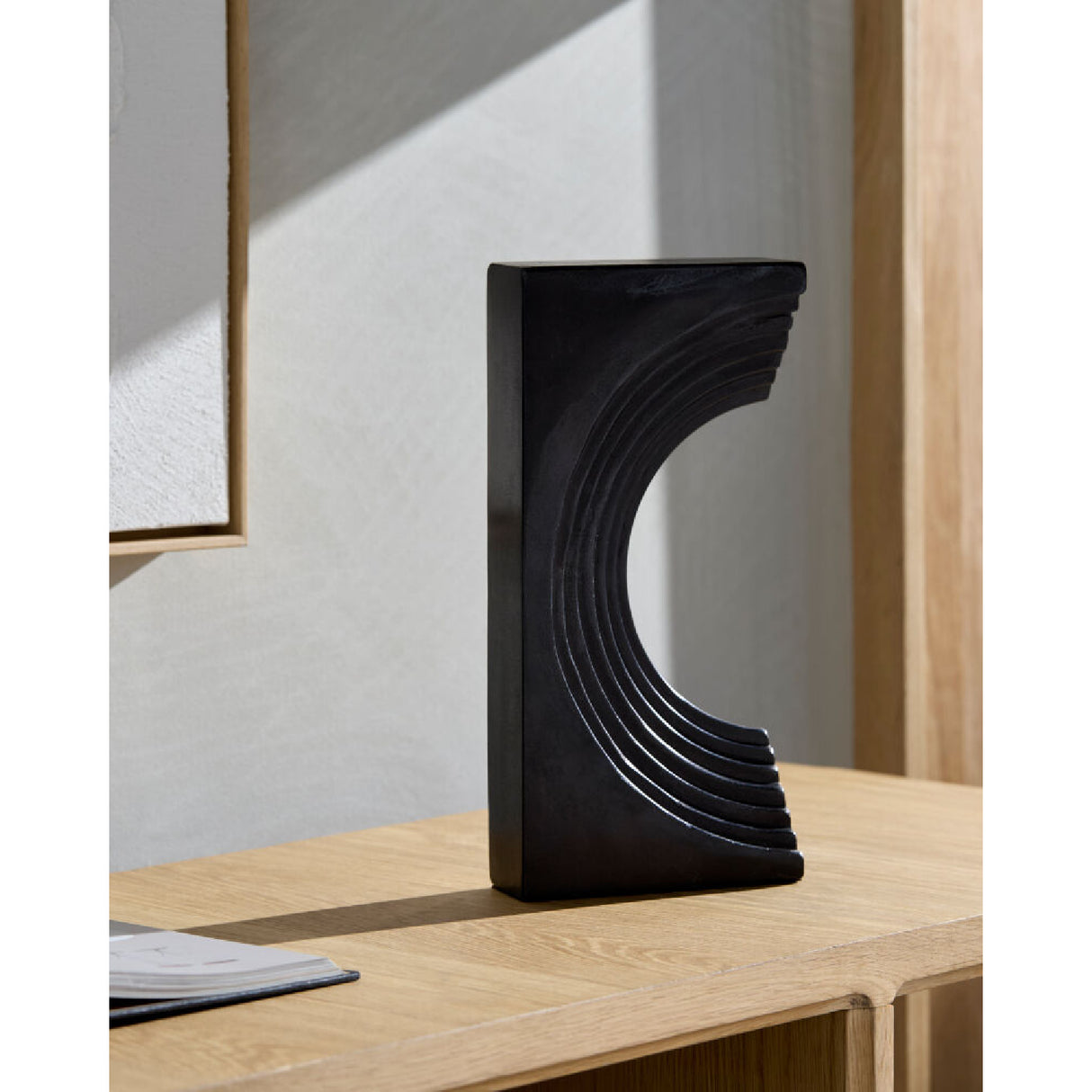 Modern European furniture - Marble Concave Sculpture - www.oroa.com | Oroa.com