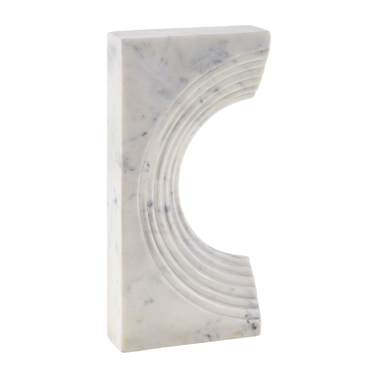 Modern European furniture - Marble Concave Sculpture - www.oroa.com | Oroa.com