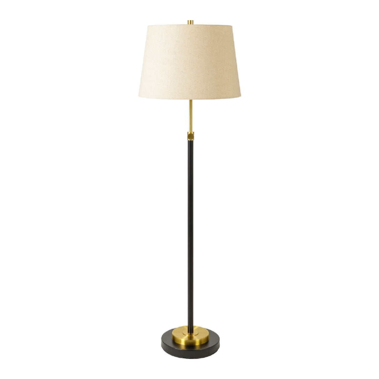 Cream Linen Accent Floor Lamp | Oroa.com