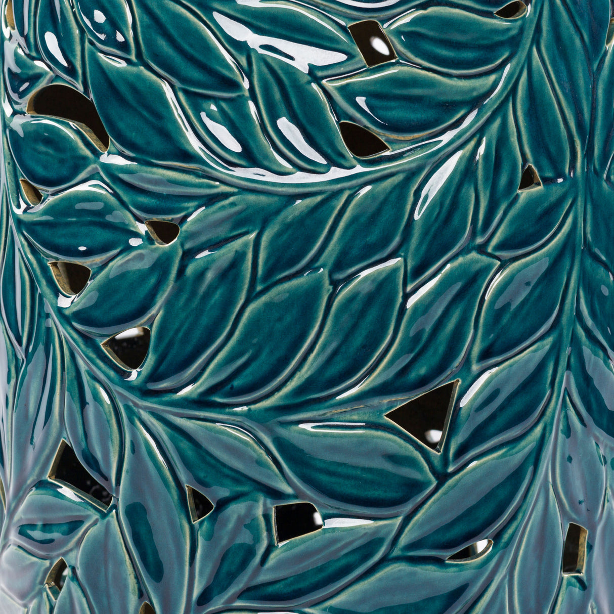 Modern European furniture - Carved Green Ceramic Garden Stool - www.oroa.com | Oroa.com