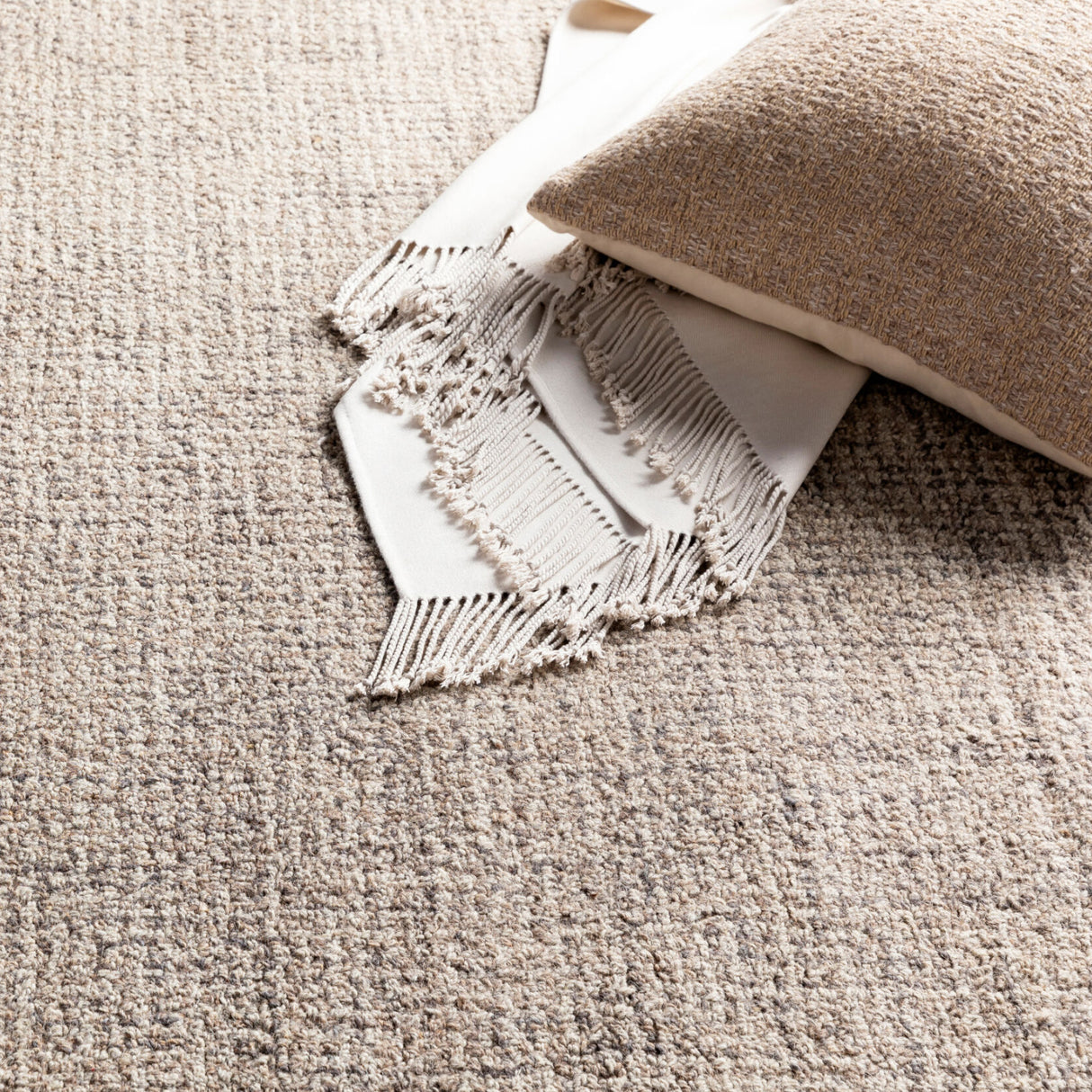Modern European furniture - Gray Wool Table Runner - www.oroa.com | Oroa.com