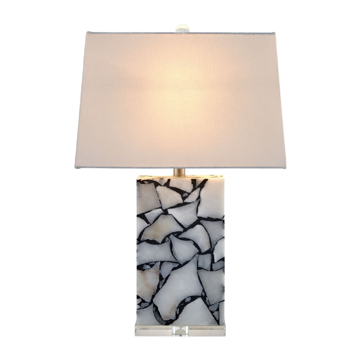 Marbled Stone Table Lamp | Oroa.com