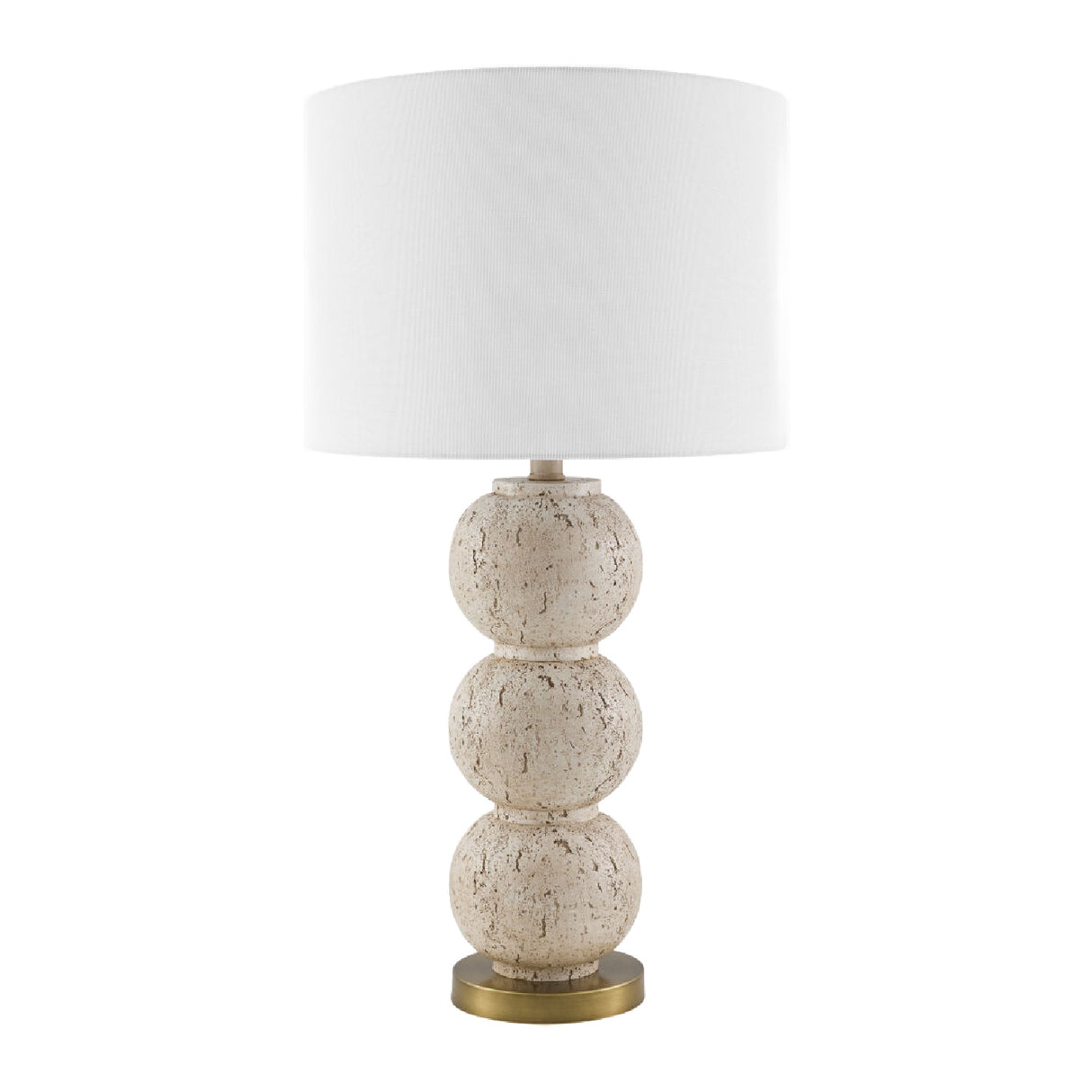 Modern European furniture - Cream Sphere Base Table Lamp - www.oroa.com | Oroa.com