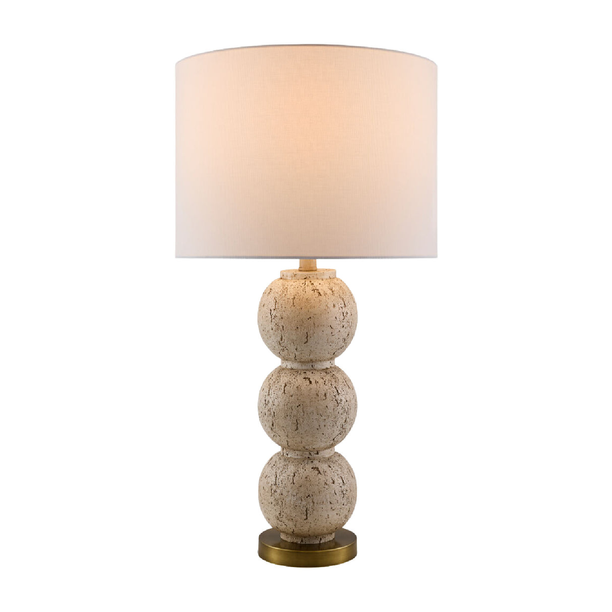 Modern European furniture - Cream Sphere Base Table Lamp - www.oroa.com | Oroa.com