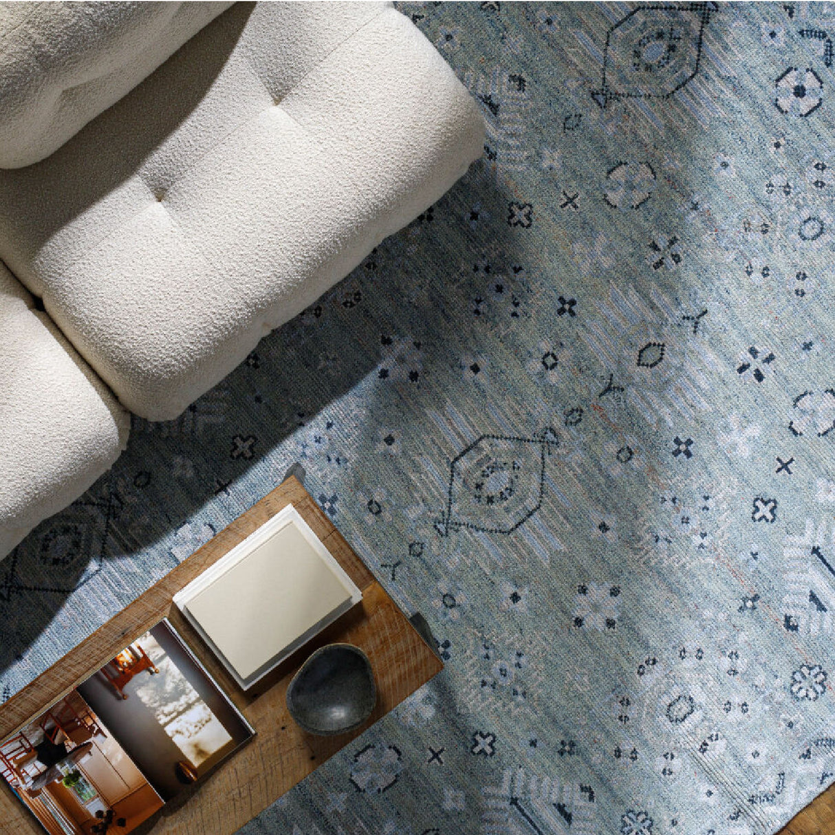 Modern furniture - Patterned Wool Viscose Carpet - www.oroa.com | Oroa.com