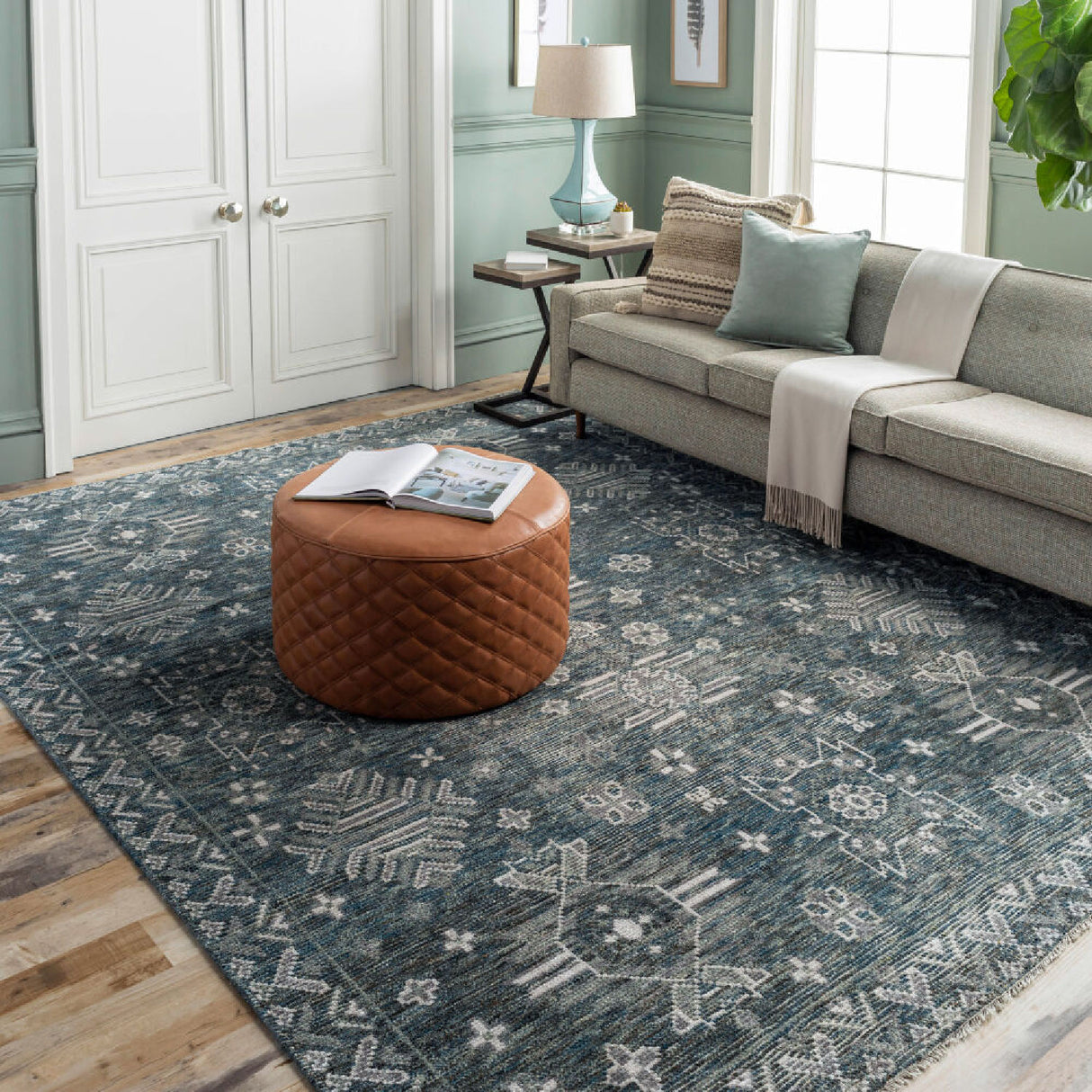 Modern furniture - Patterned Wool Viscose Carpet - www.oroa.com | Oroa.com