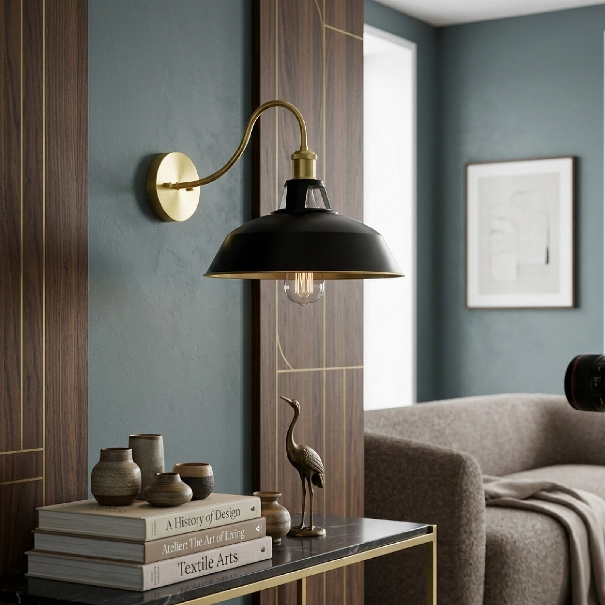 Plated Metal Wall Lamp | Oroa.com