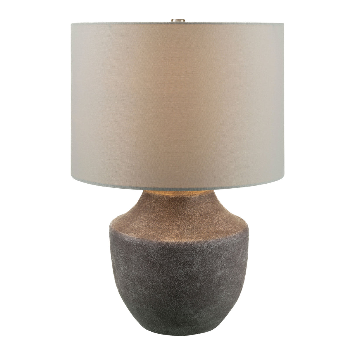 Modern European furniture - Beige Drum Linen Table Lamp S - www.oroa.com | Oroa.com