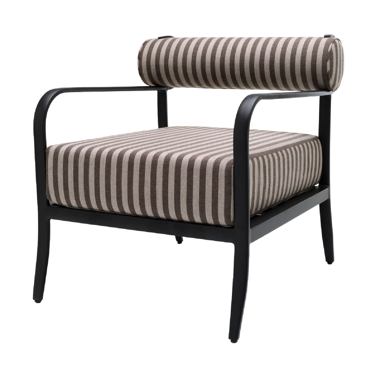Black Aluminum Outdoor Accent Chair | Oroa.com