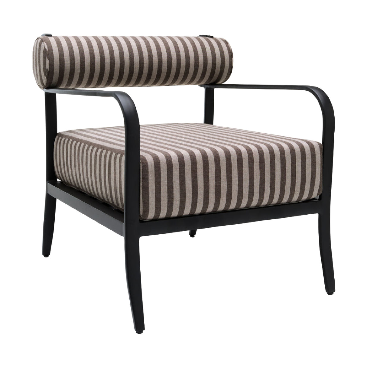 Black Aluminum Outdoor Accent Chair | Oroa.com