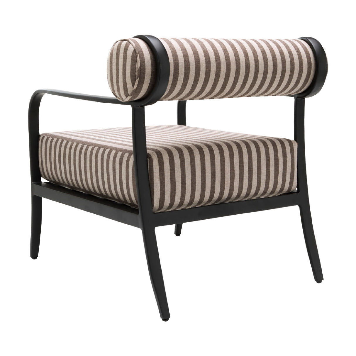 Black Aluminum Outdoor Accent Chair | Oroa.com