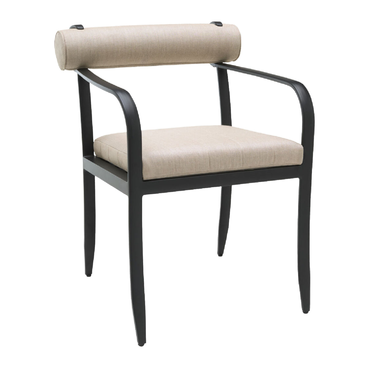 Modern European furniture - Black Aluminum Outdoor Dining Chair - www.oroa.com | Oroa.com
