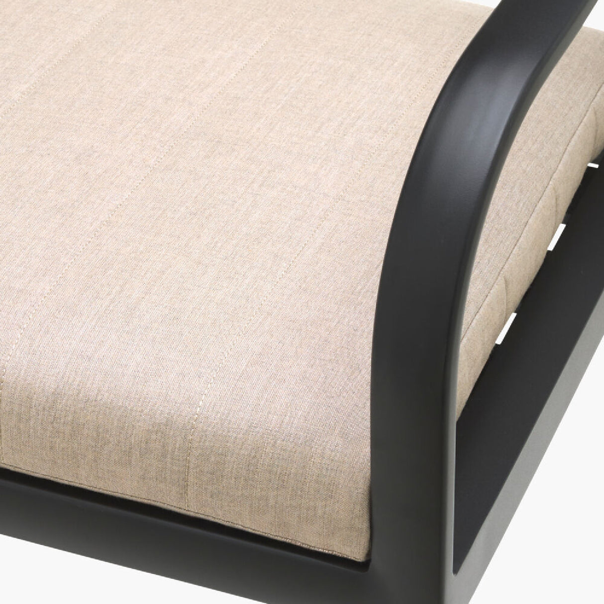 Modern European furniture - Black Aluminum Outdoor Dining Chair - www.oroa.com | Oroa.com