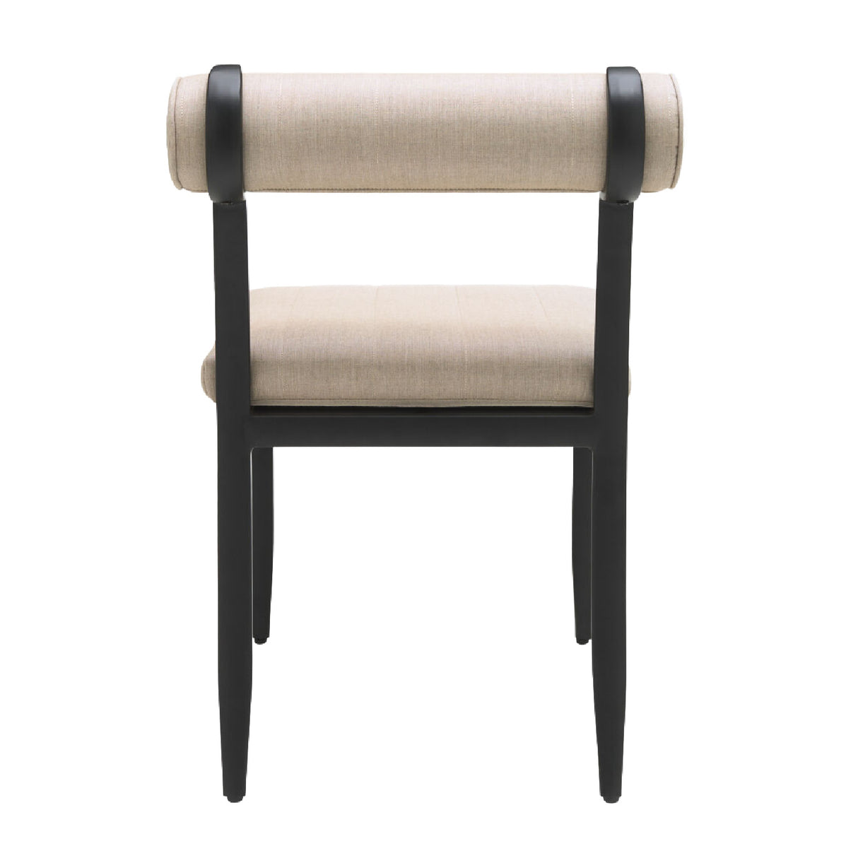 Modern European furniture - Black Aluminum Outdoor Dining Chairs (2) - www.oroa.com | Oroa.com