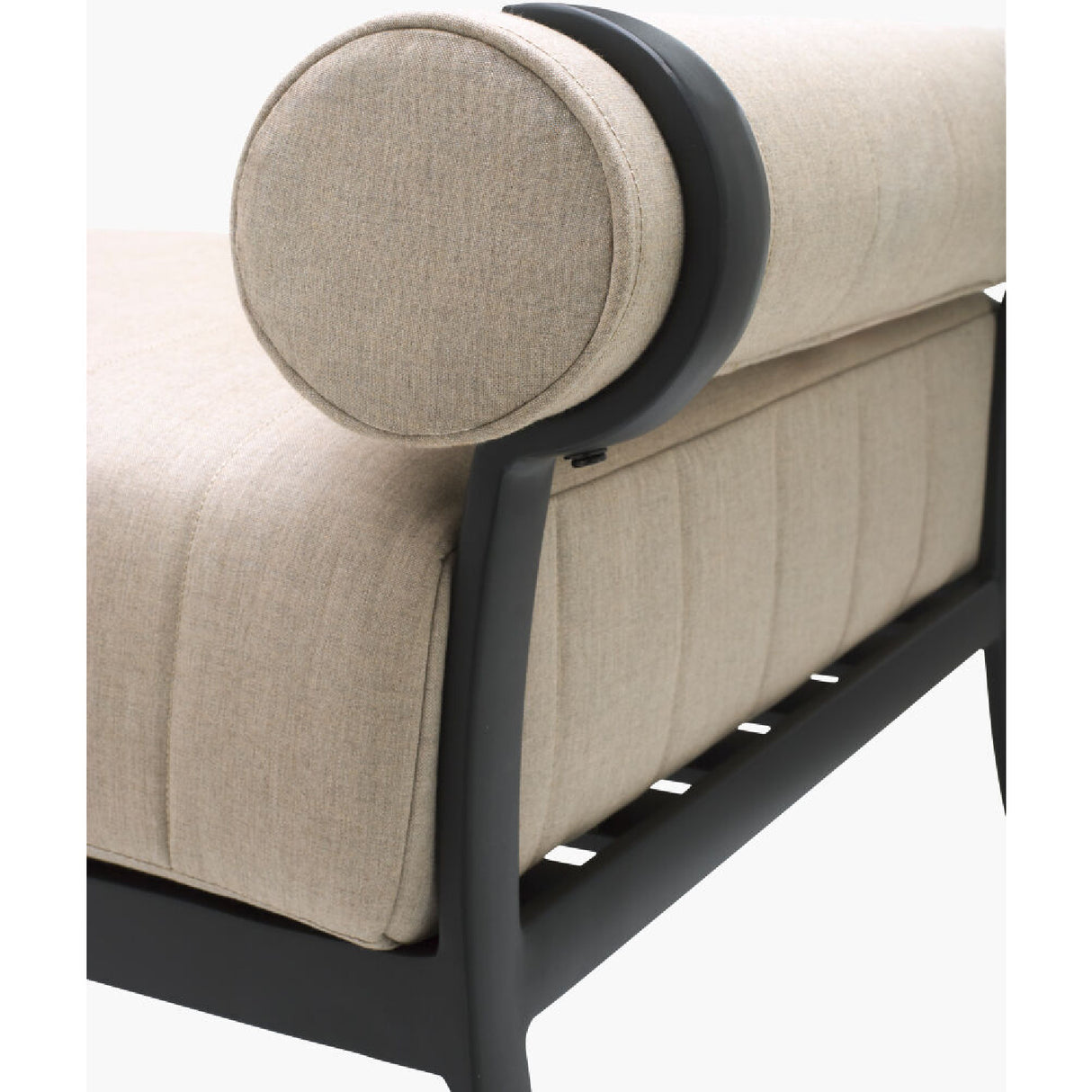 Black Aluminum Outdoor Bench | Oroa.com